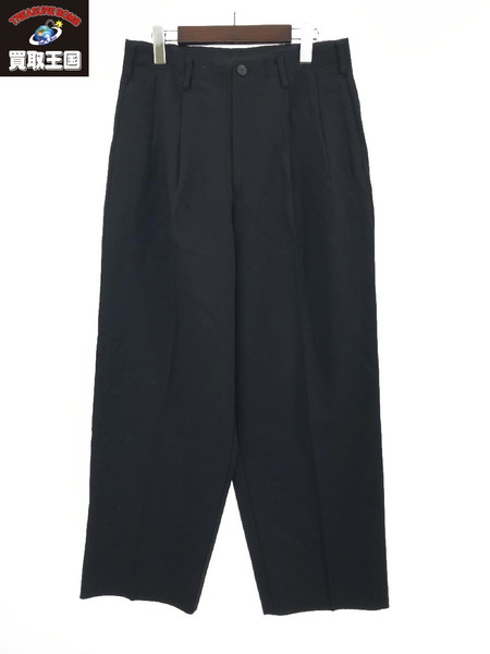 Yohji Yamamoto POUR HOMME ウールレーヨン2タックテーパードスラックス（4）[値下]