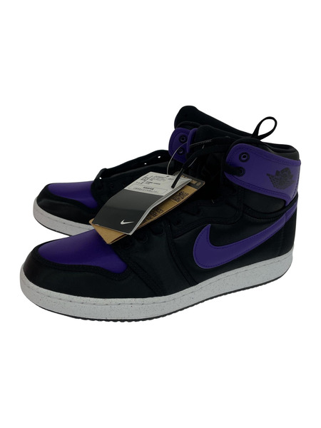 NIKE/AIR JORDAN 1 KO/BLACK/FIELD PURPLE-WHITE/DO5047-005