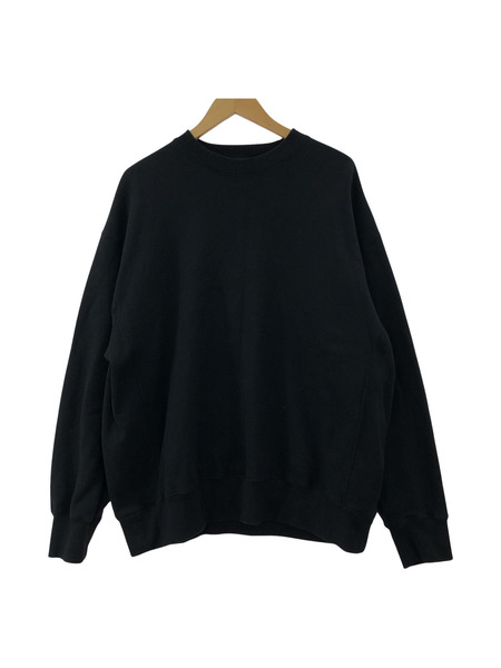 HYKE SWEAT SHIRT スウェット 黒 (5/XXL)