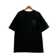 STUSSY 半袖Tシャツ・カットソー 黒 (M)