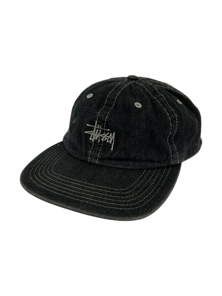 STUSSY　ブラックデニムキャップ