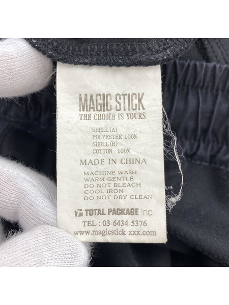 MAGIC STICK パンツ カーゴスウェットパンツ 黒 (L)[値下]