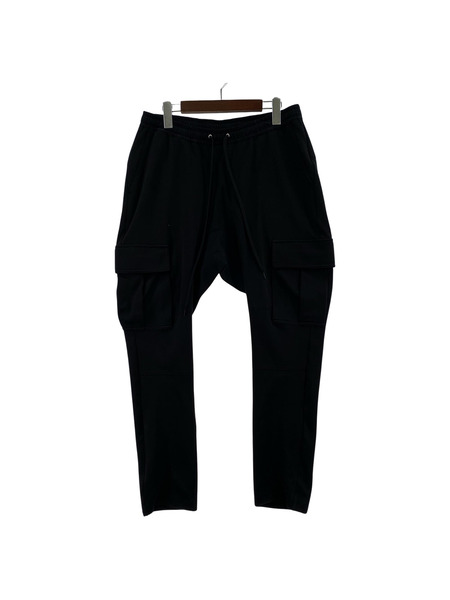 MAGIC STICK パンツ カーゴスウェットパンツ 黒 (L)[値下]
