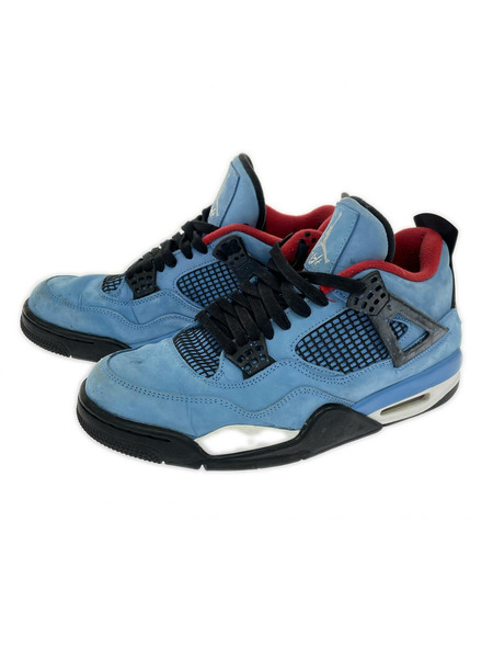 NIKETravisScott×Air Jordan4RetroCactusJackUniversityBlue