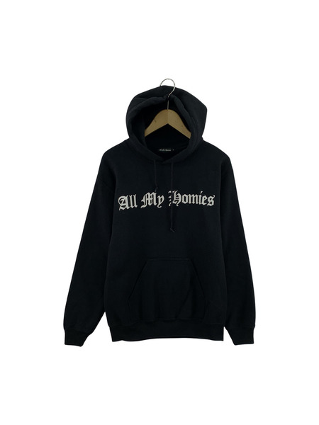 All my homies POパーカー 黒 (S)