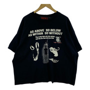 半袖Tシャツ・カットソー CAVIALE 両面プリント ブラック(S)