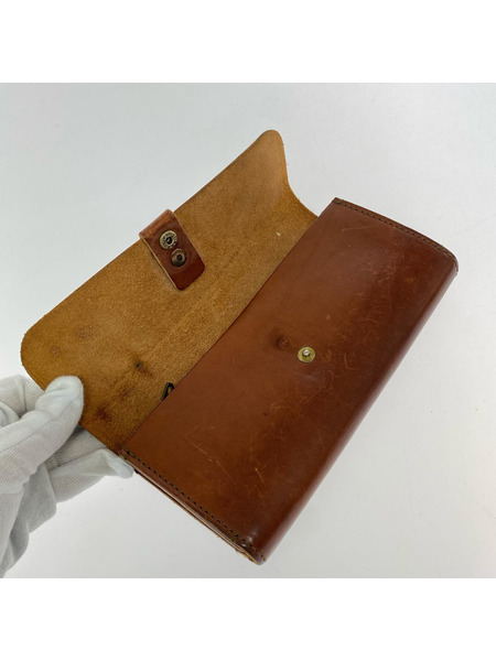 SLOW 長財布 レザーロングウォレット ブラウン