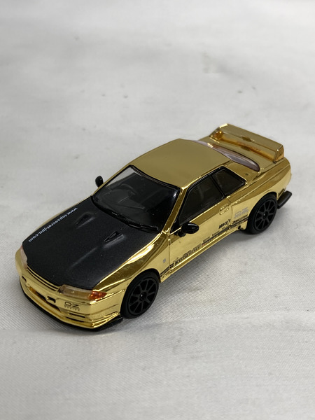 1/64 MINI-GT 日産スカイライン GT-R VR32 Top Secret Gold