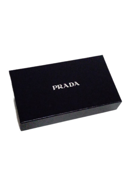 PRADA 二つ折り長財布 ネイビー