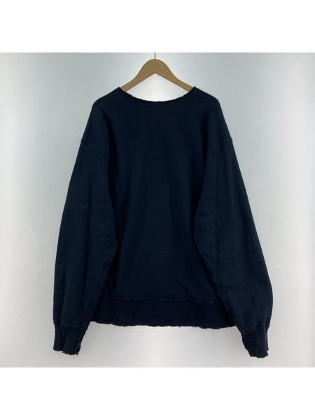 ANCELLM/NapsNote別注/DYED DAMEGE SWEAT SHIRT/2/ANC-CT28