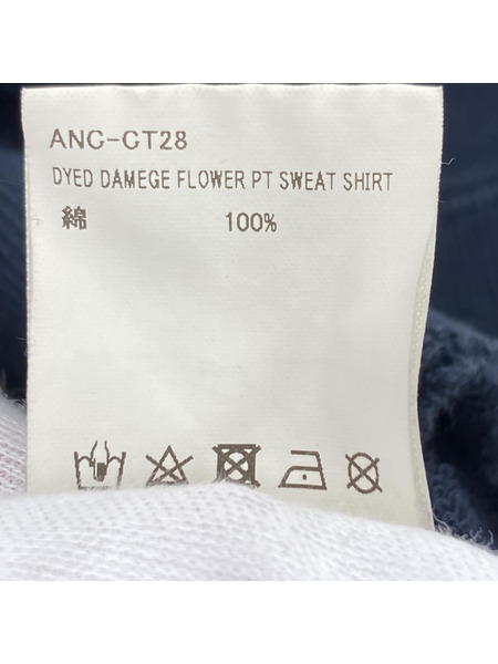 ANCELLM/NapsNote別注/DYED DAMEGE SWEAT SHIRT/2/ANC-CT28