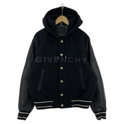 GIVENCHY/ロゴフーデッドスタジャン/BLK/46