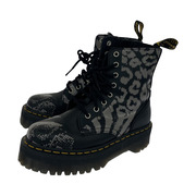 Dr.Martens BLACK x ZINC GREY Animal Clash 8ホール UK5