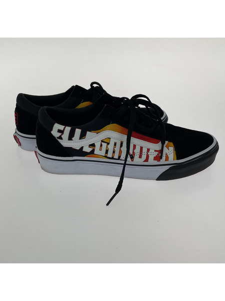 VANS ELLEGARDEN × Vans Old Skool Black/Flame 26.5cm