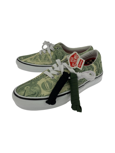 VANS SUPREME DOLLAR ERA 総柄 スニーカー 薄緑系