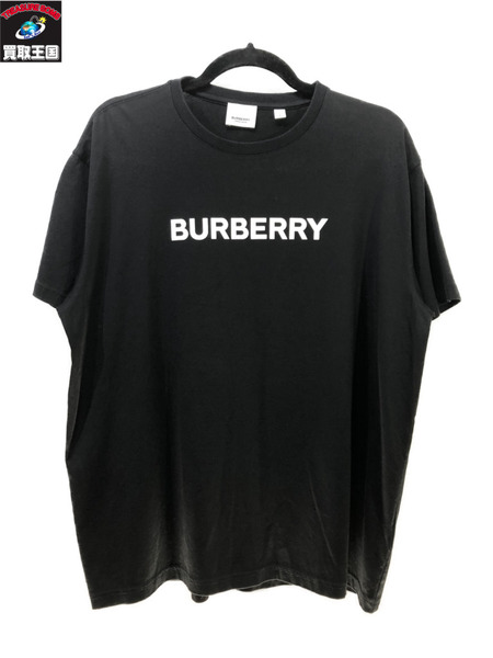 BURBERRY 新ロゴTシャツ/S/黒/バーバリー｜商品番号：2100208835706 