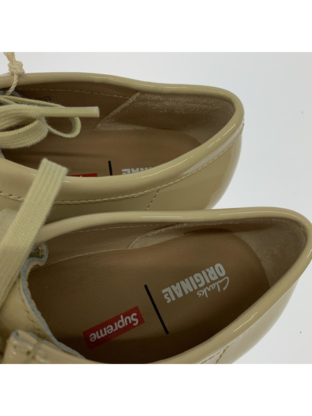 Supreme×Clarks Patent Leather Wallabee UK8.5[値下]