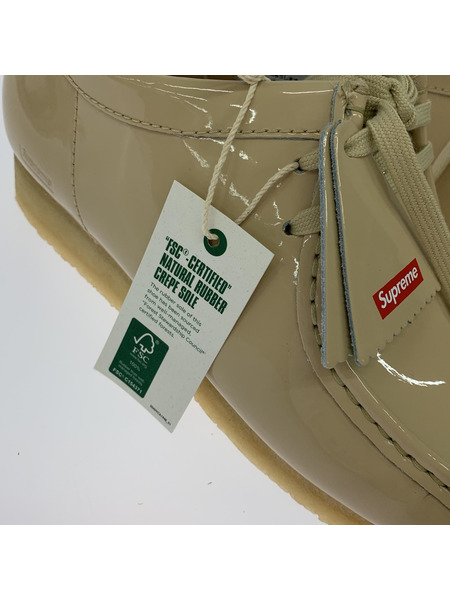 Supreme×Clarks Patent Leather Wallabee UK8.5[値下]