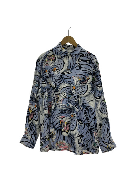 WACKO MARIA TIM LEHI HAWAIIAN LS SHIRT M