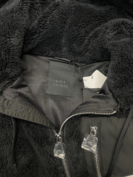 TATRAS MENFI ボアジップパーカー 03 黒