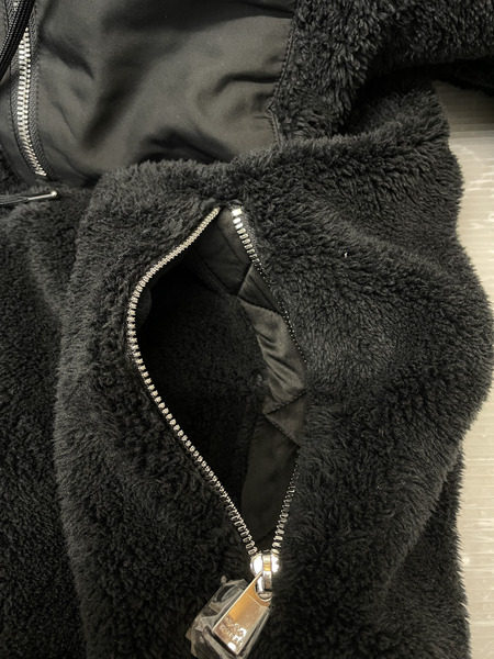 TATRAS MENFI ボアジップパーカー 03 黒