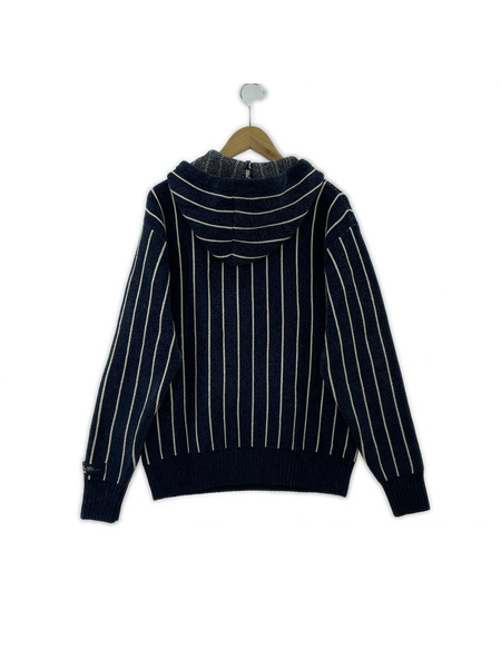 KITH パーカー NY ストライプ NVY