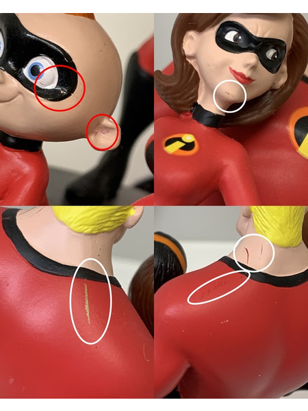 ディズニー ピクサー Mr.インクレディブル　ファミリーフィギュア 開封品 Disney Pixar The Incredibles パー家