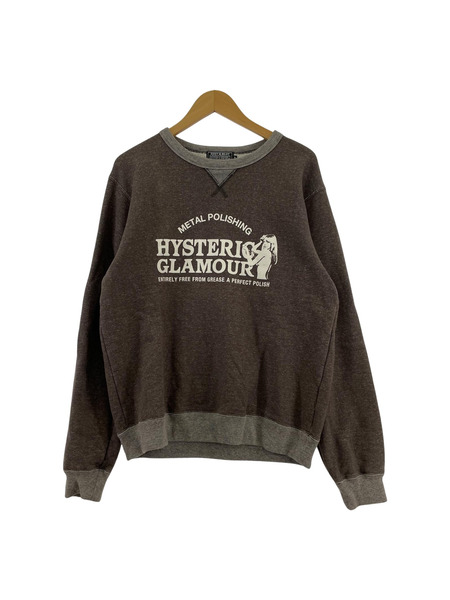 HYSTERIC GLAMOUR 23AW METAL POLISH 霜降リスウェット M 02233CS07