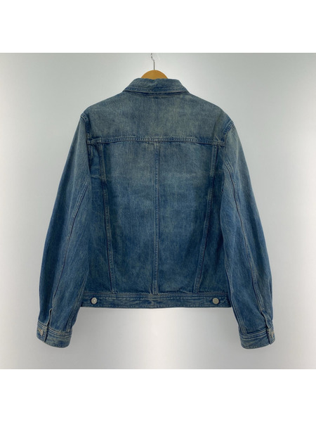 AURALEE 23AW SELVEDGE FADED LIGHT DENIM BLOUSON (4)