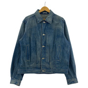 AURALEE 23AW SELVEDGE FADED LIGHT DENIM BLOUSON (4)