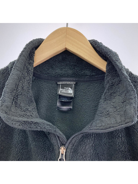 the north face fleece jacket zipper 黒 XL