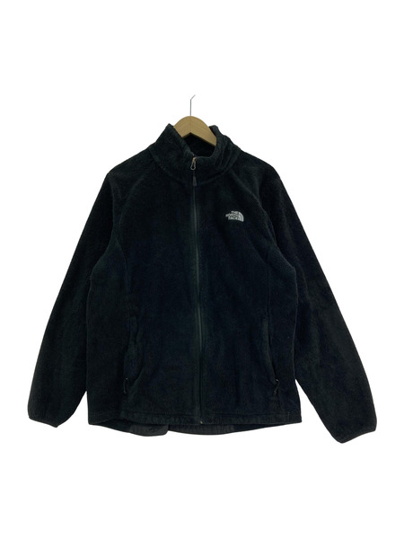 the north face fleece jacket zipper 黒 XL