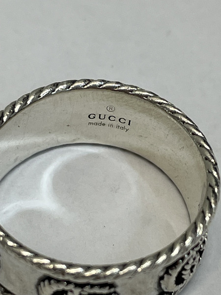 GUCCI ダブルG シルバーリング ＃18
