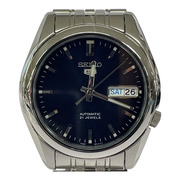 SEIKO メンズ時計 自動巻キ 裏スケルトン 黒文字盤 SNK357KC 7S26-01V0