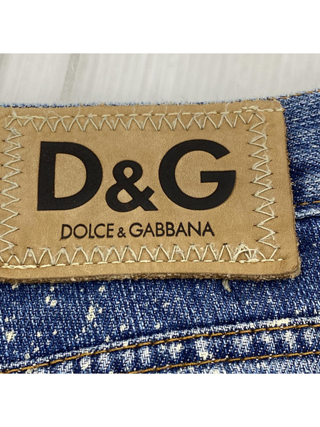 DOLCE＆GABBANA 切替デニム 28×42