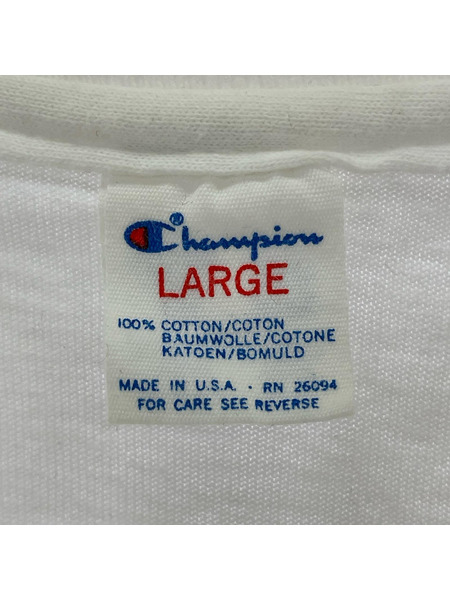 Champion 半袖Tシャツ・カットソー 90s カレッジ