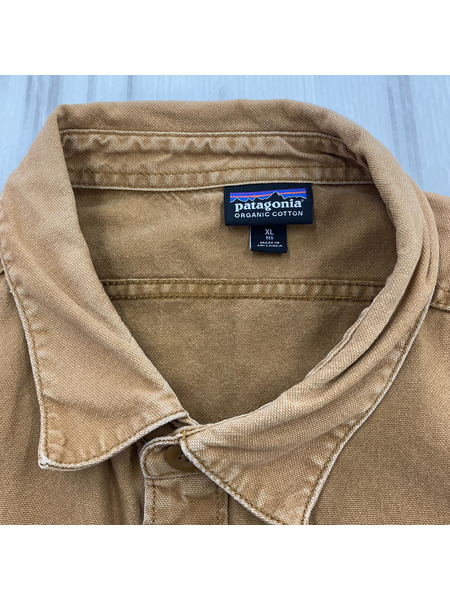 patagonia 53795 ORGANIC COTTON WORK SHIRT XL 茶