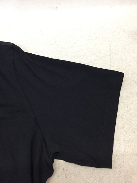 PRADA ラバーTシャツ ポケットTee L ブラック SJN250 R192 710