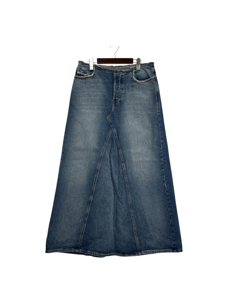 DIESEL ロングスカート リメイク カットオフ デニム