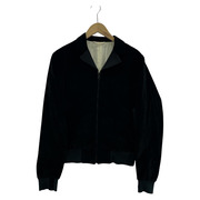 Alexander McQueen ジャケット ベロアジップブルゾン ブラック