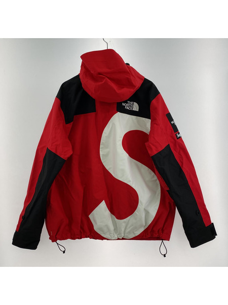 SUPREME×THE NORTH FACE S logo Mountain Jacket/L/赤