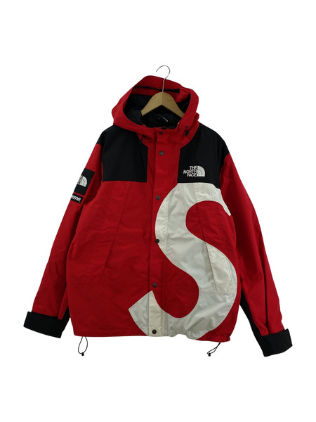 SUPREME×THE NORTH FACE S logo Mountain Jacket/L/赤