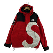 SUPREME×THE NORTH FACE S logo Mountain Jacket/L/赤