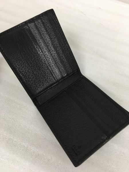 コンパクトウォレット GUCCI アニマリエ ビー レザー ウォレット 523664