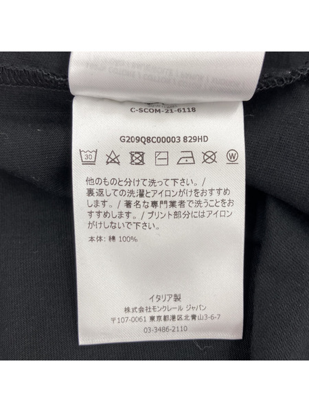 MONCLER Grenoble 22SS SS T-SHIRT 黒 M[値下]