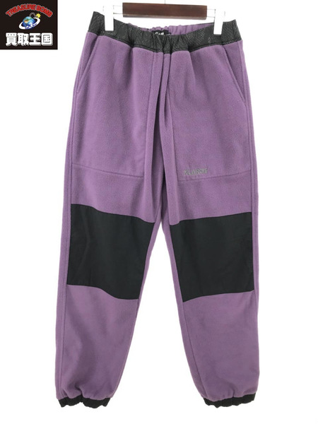 XLARGE 20AW PANELED FLEECE PANTS パープル｜商品番号：2100201901712