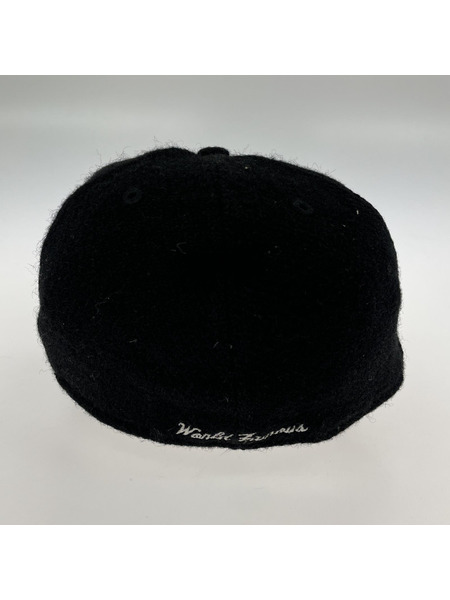 Supreme NEW ERA 19AW Harris Tweed Box Logo Cap ブラック　57.7cm