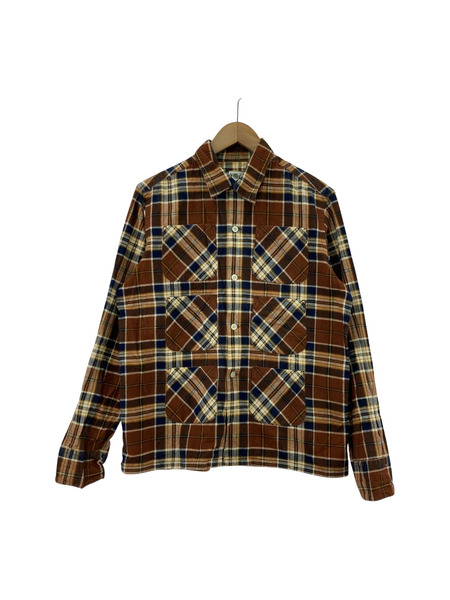 South2 West8 Flannel 6 Pockets Classic Shirt/ブラウン (XS)