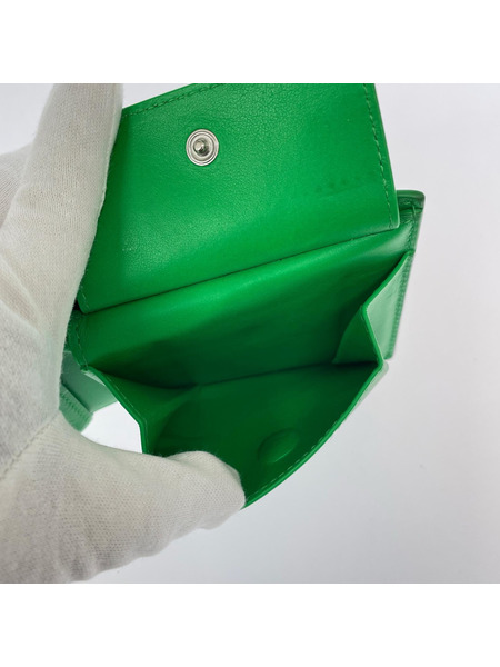 コンパクトウォレット マキシイントレチャート グリーン