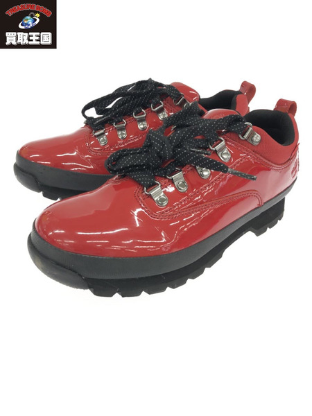 Supreme 2020SS PATENT LEATHER Euro Hiker Low RED SIZE:26.5cm[値下]